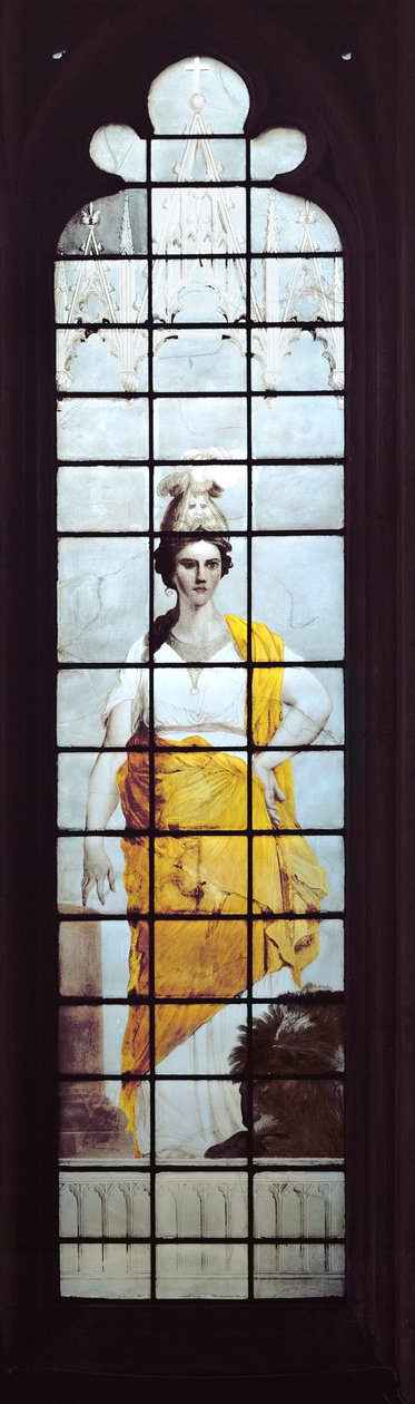 Męstwo (witraże) autorstwa Joshua Reynolds