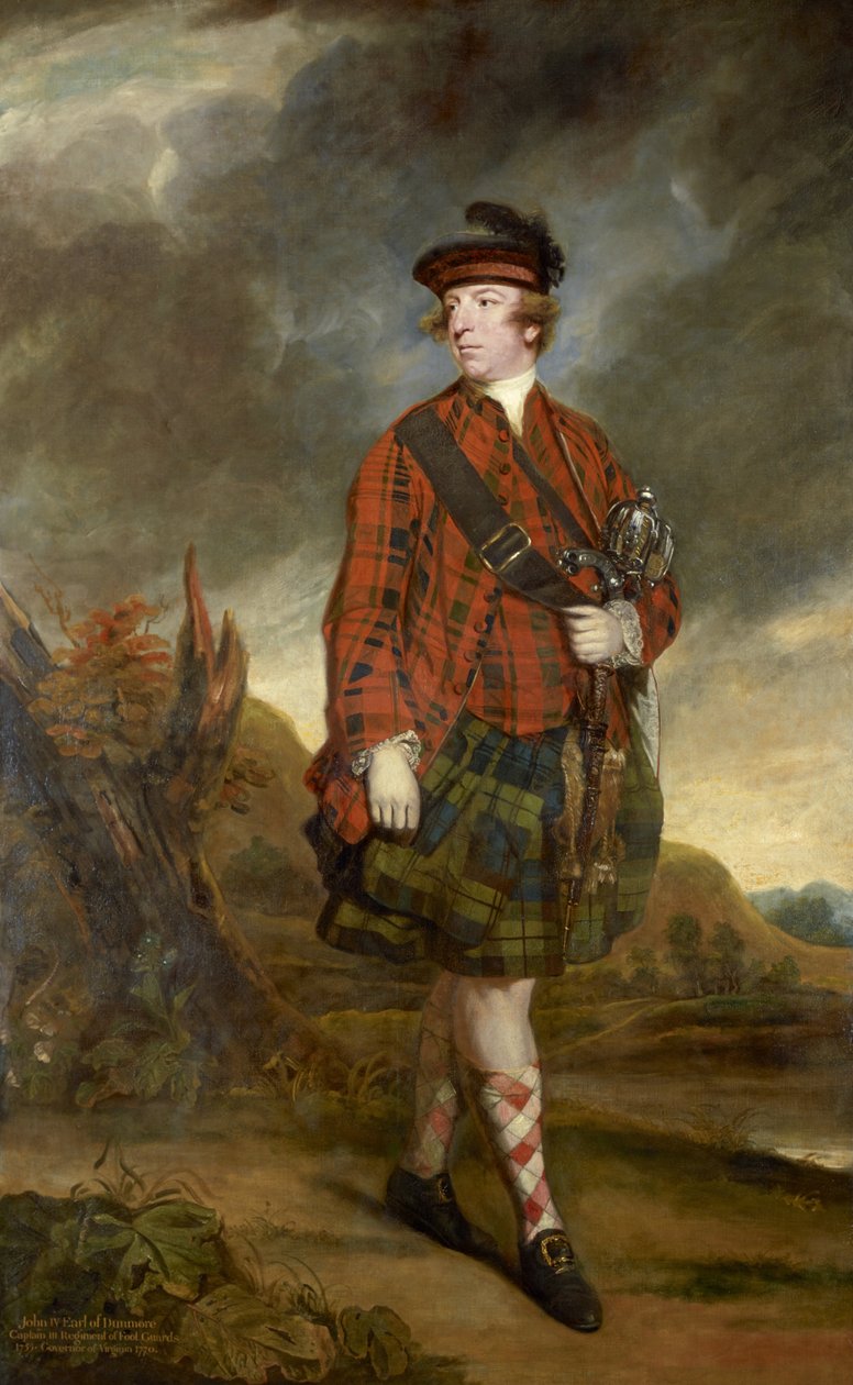 John Murray, 4. hrabia Dunmore autorstwa Joshua Reynolds