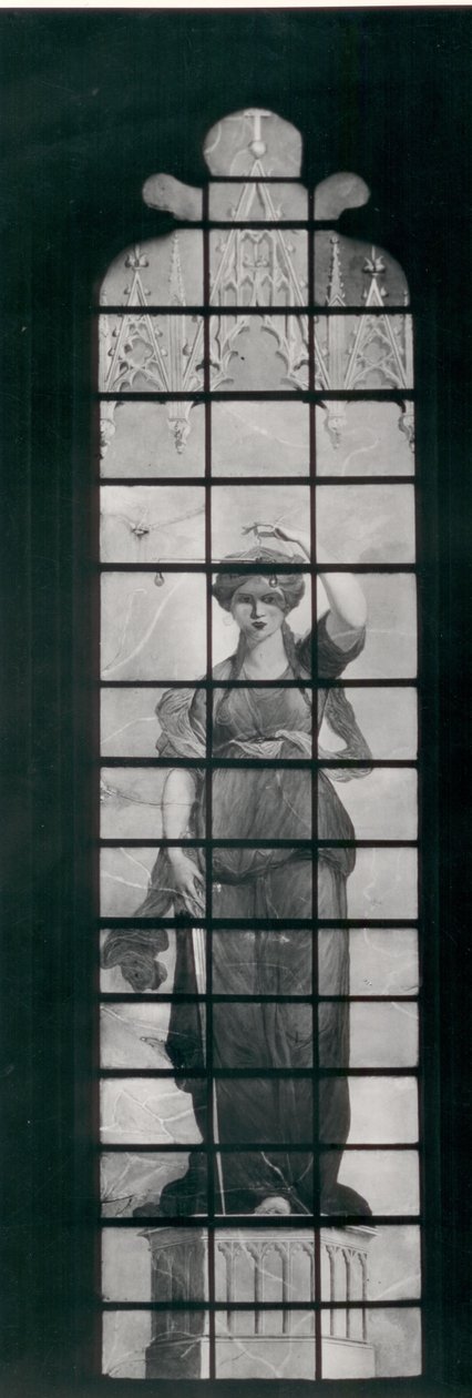 Sprawiedliwość (witraż) autorstwa Joshua Reynolds