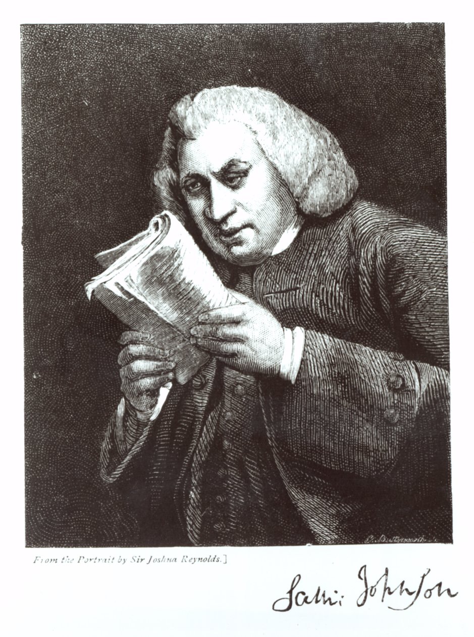 Samuel Johnson (1709-84) autorstwa Joshua Reynolds