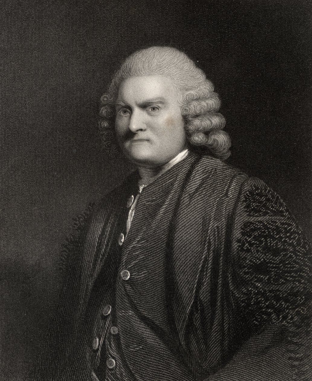 Sir John Pringle, grawerowane przez W.H. Mote, z „Narodowej Galerii Portretów, tom II”, wydana ok. 1820 r. autorstwa Joshua Reynolds