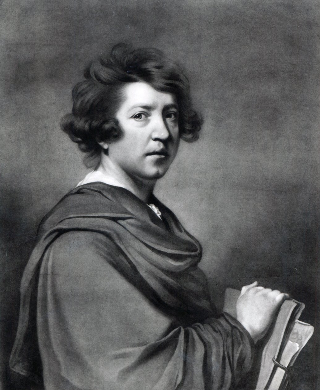 Sir Joshua Reynolds, grawerowane przez Jamesa Watsona, 1770 (mezzotinta) autorstwa Joshua Reynolds