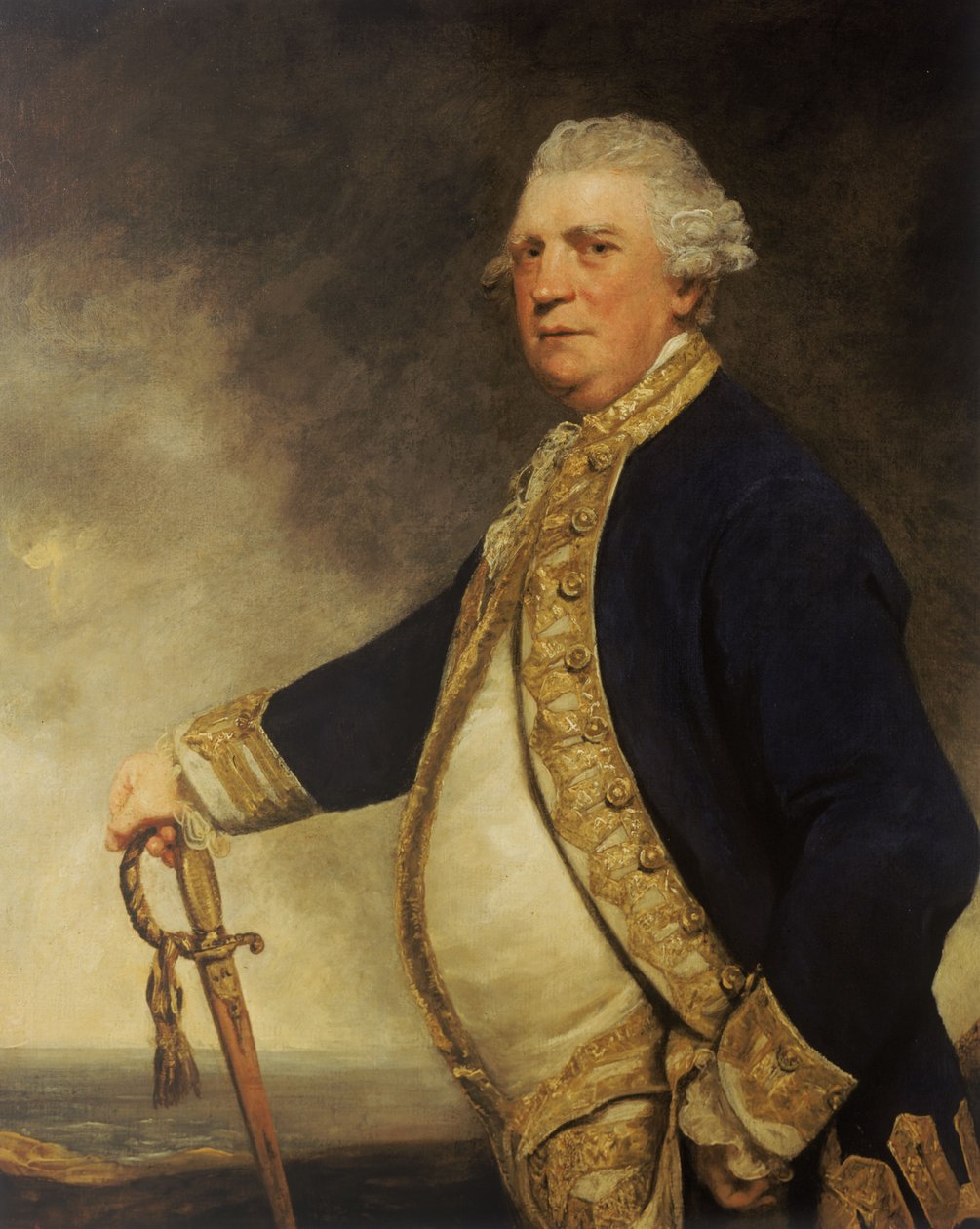 Admirał Augustus Keppel (1725-1786) autorstwa Joshua Reynolds