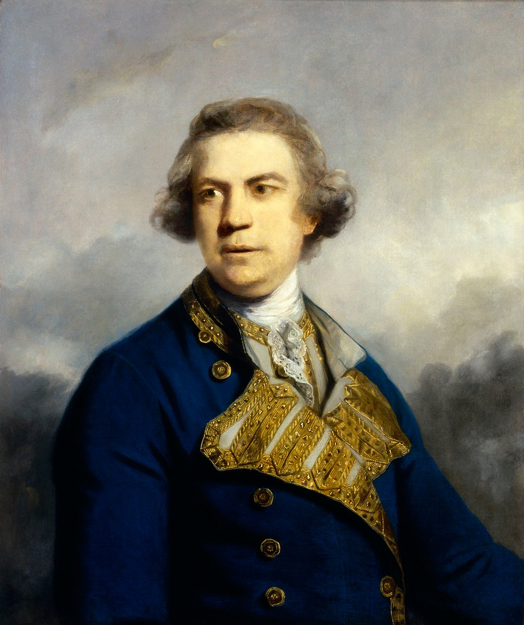 Admirał Augustus Keppel (1725-1786) autorstwa Joshua Reynolds