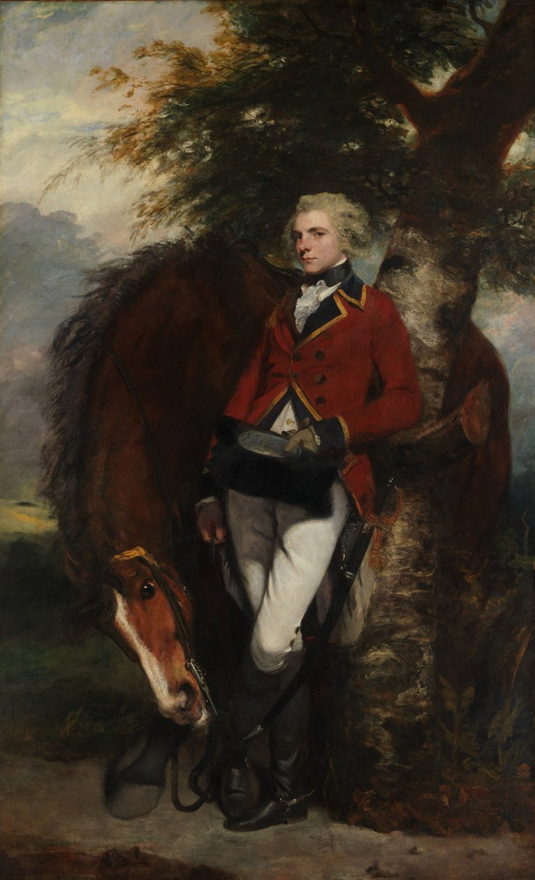 Kapitan George K.H. Coussmaker, 1782 r. autorstwa Joshua Reynolds
