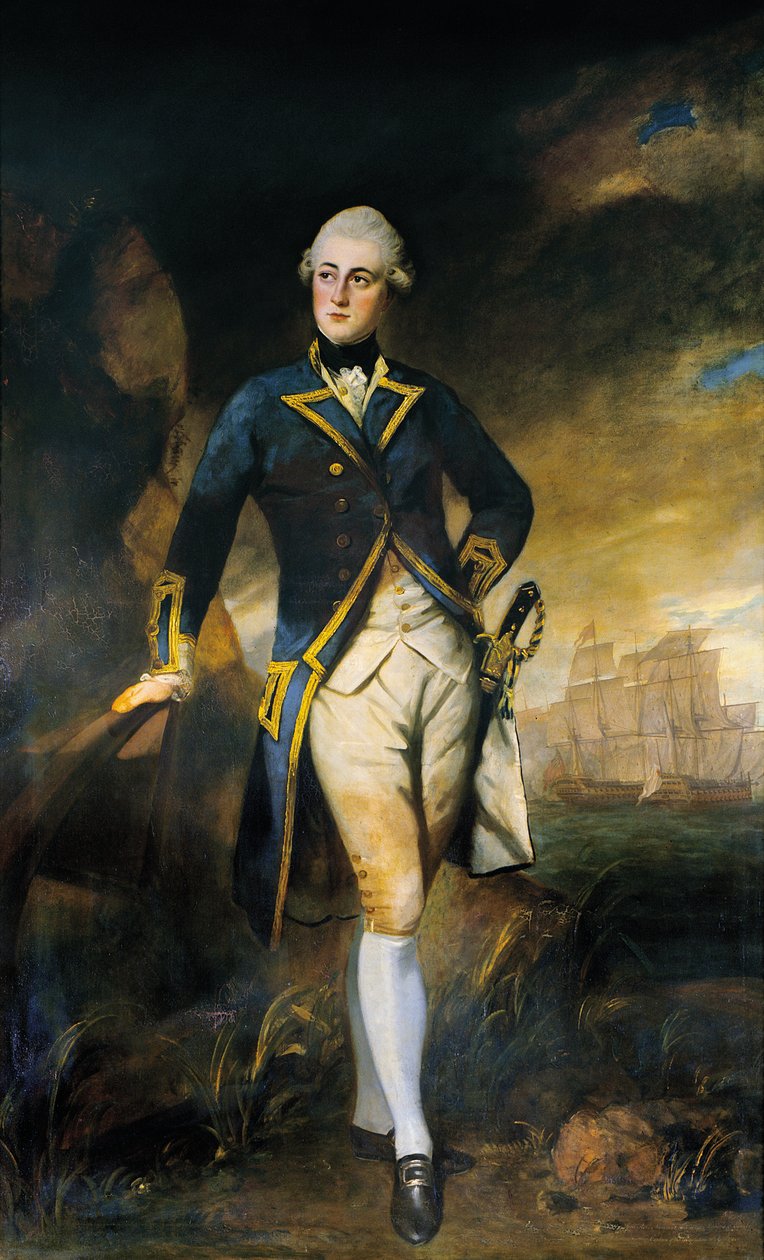 Kapitan Lord Robert Manners autorstwa Joshua Reynolds