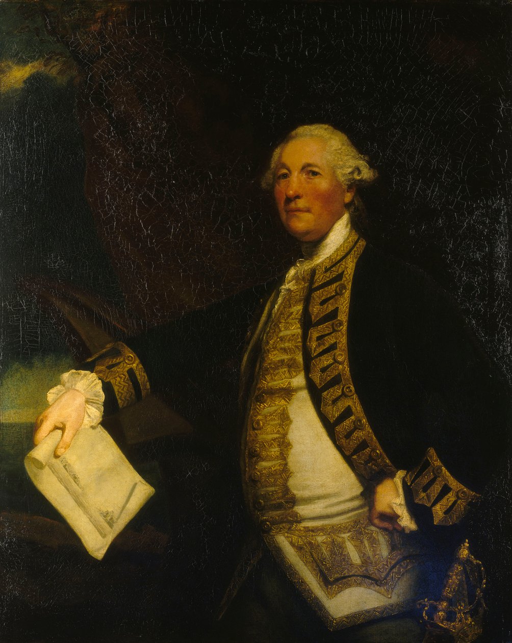 Komodor Sir William James (1721-1783) autorstwa Joshua Reynolds