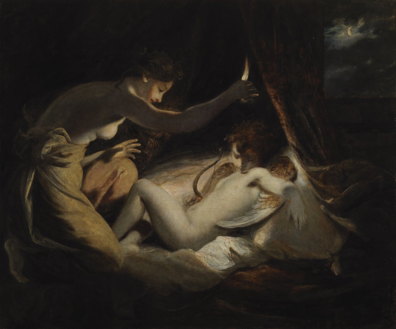 Kupidyn i Psyche, ok.1789 autorstwa Joshua Reynolds