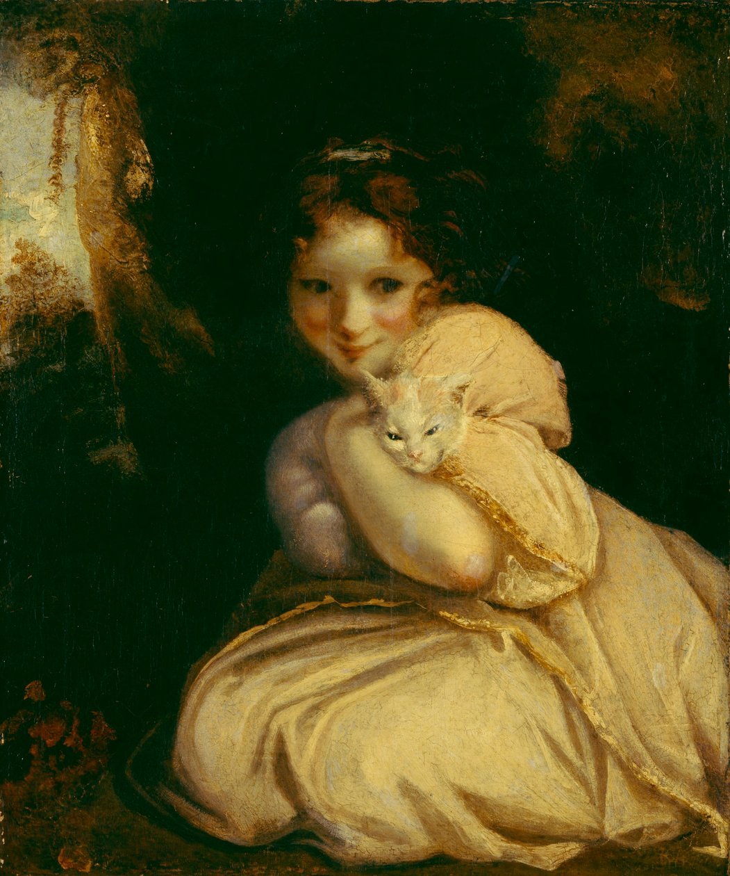 Felina z kotkiem autorstwa Joshua Reynolds
