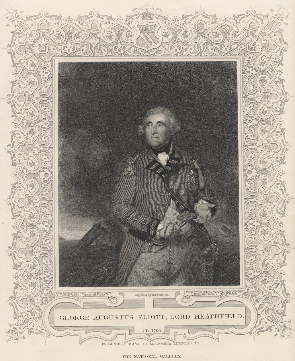 George Augustus Eliott, 1. baron Heathfield autorstwa Joshua Reynolds