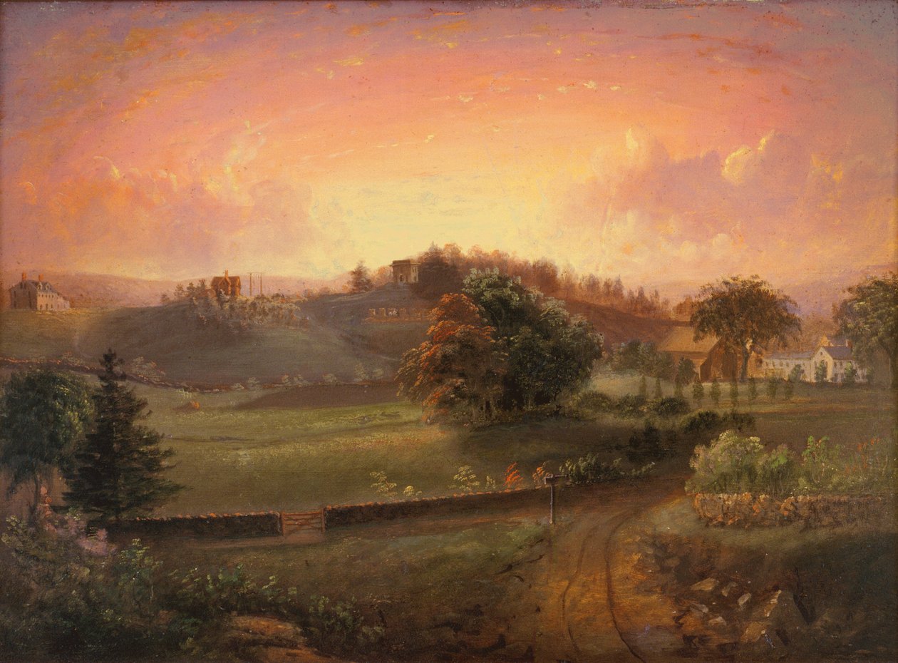 Farma Brooka, 1844 autorstwa Josiah Wolcott