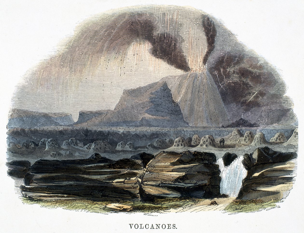 Wulkany, ze zjawisk natury, 1849 autorstwa Josiah Wood Whymper