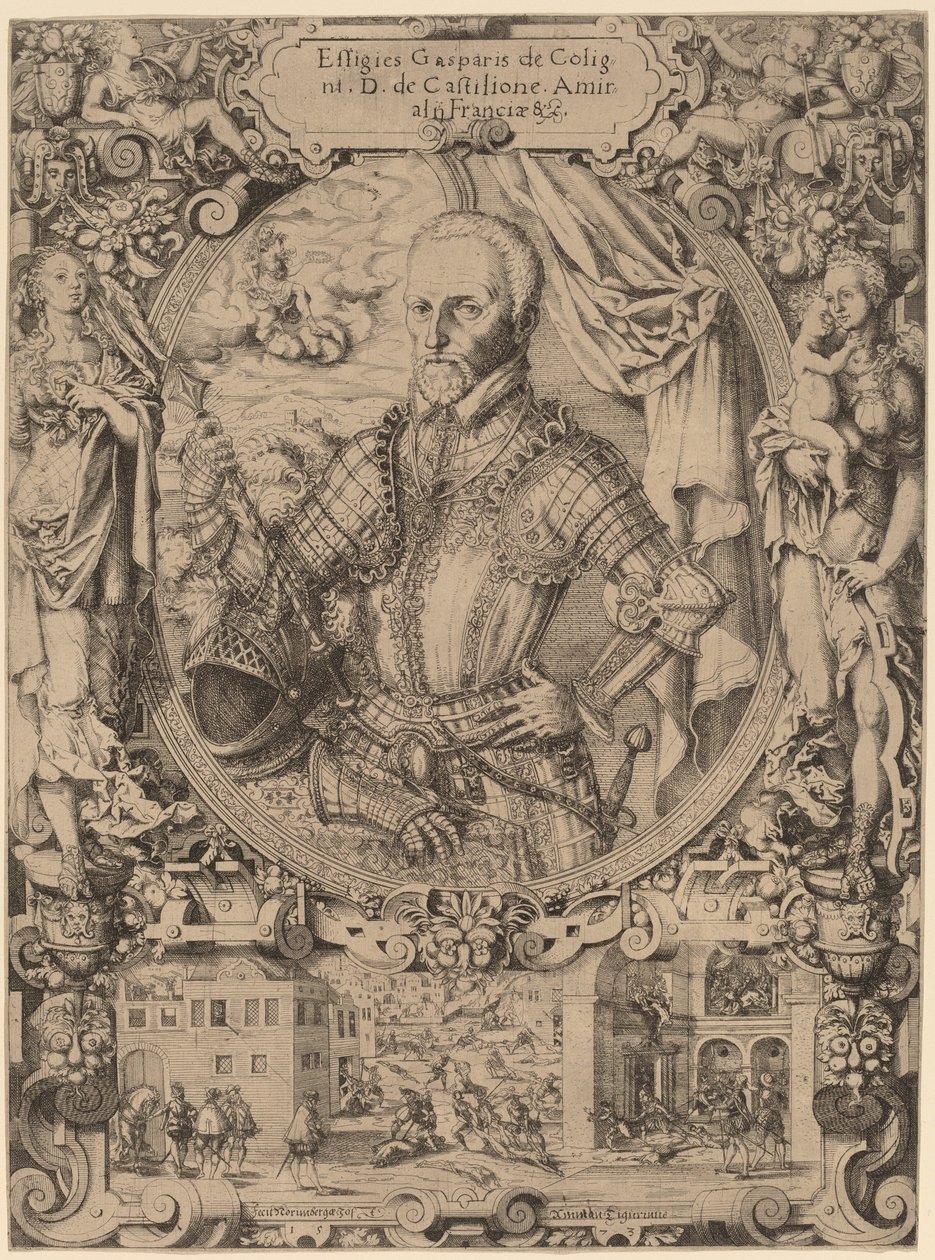 Gaspar de Coligny autorstwa Jost Amman