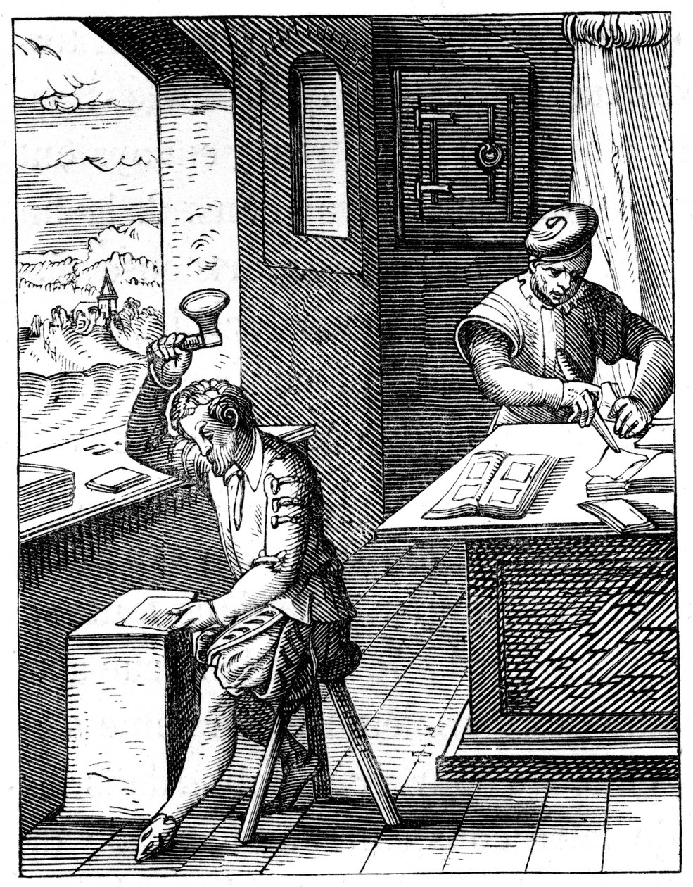 Złotobijak, XVI wiek 1849. autorstwa Jost Amman
