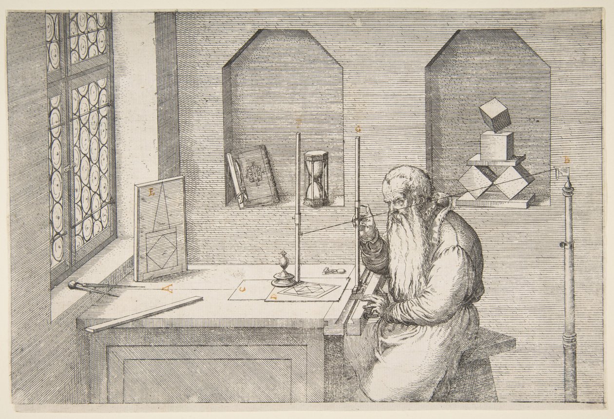 Wenzel Jamnitzer, XVI wiek. autorstwa Jost Ammon