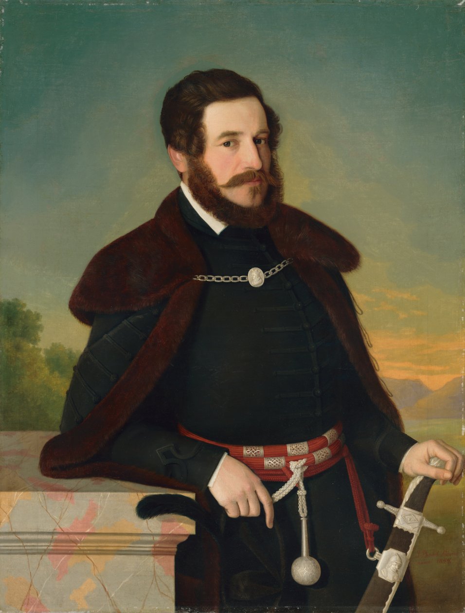 Portret E. Szmrecsányi .a autorstwa Jozef Božetech Klemens