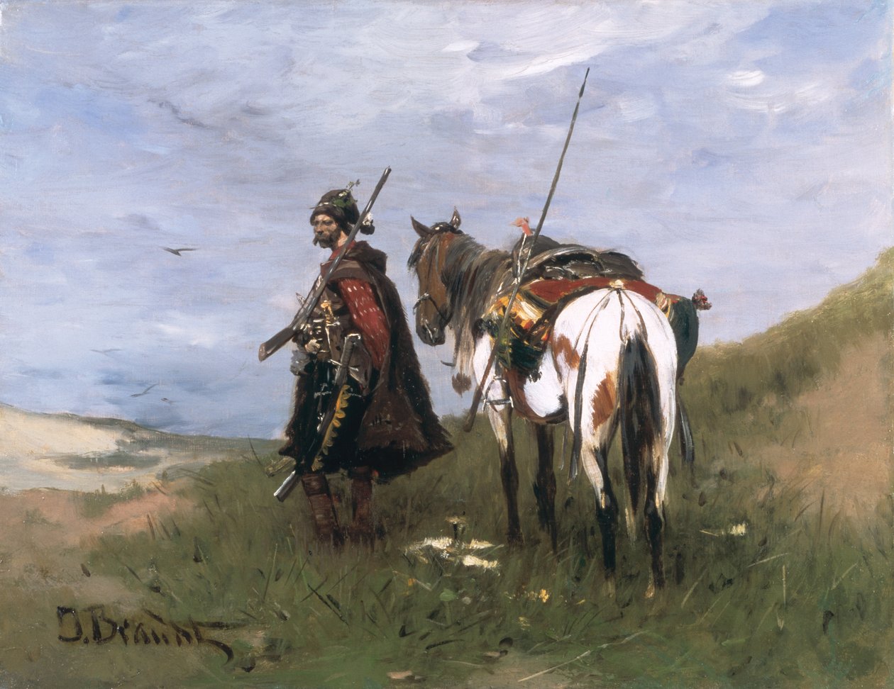 Na dzikich polach, ok. 1900 autorstwa Jozef Brandt