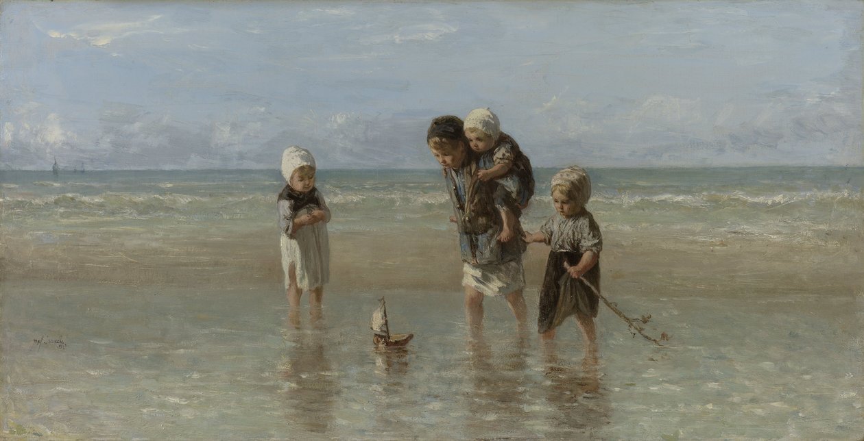 Dzieci morza autorstwa Jozef Israëls