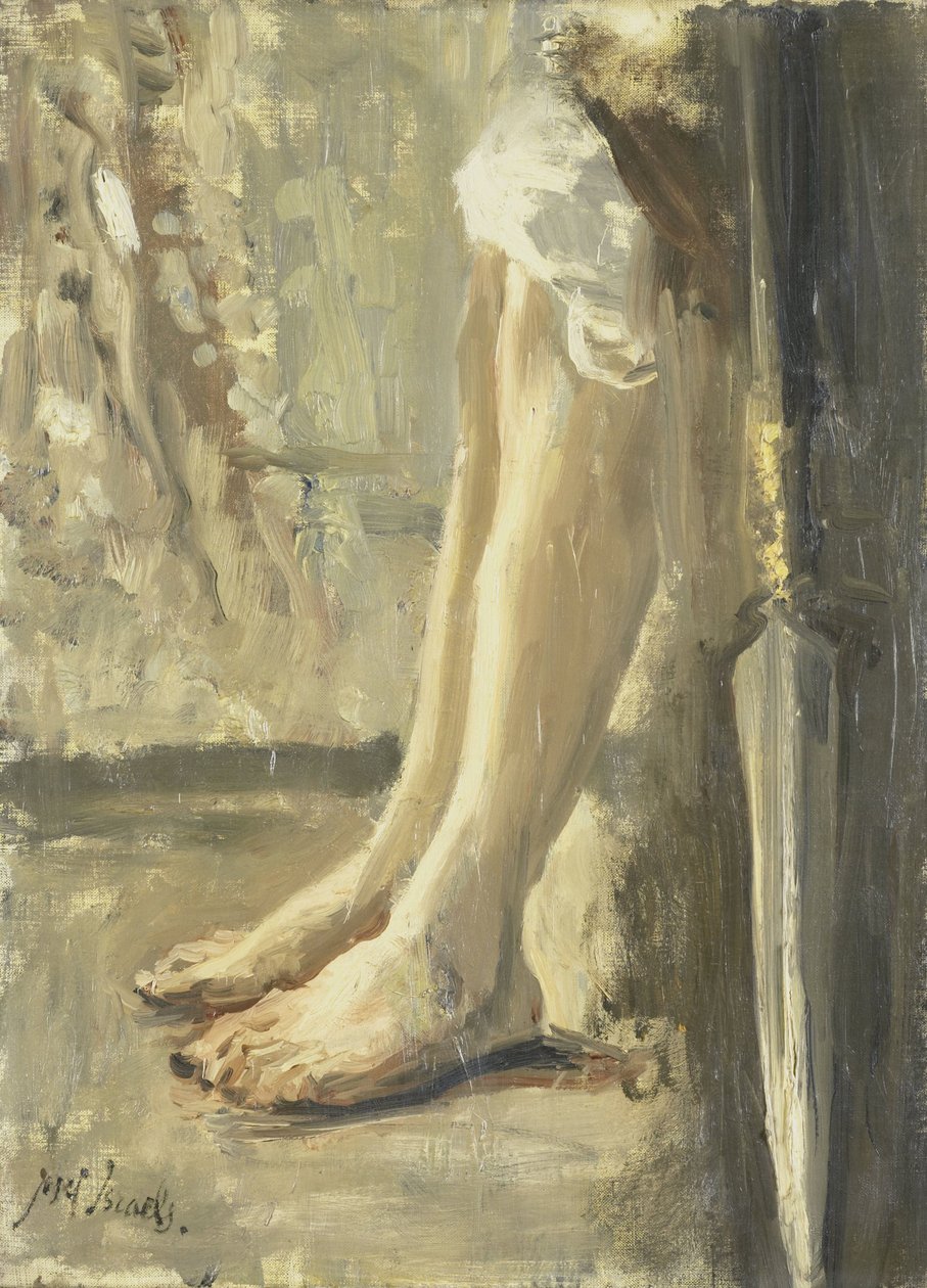 Nogi Dawida autorstwa Jozef Israëls (signed by artist)
