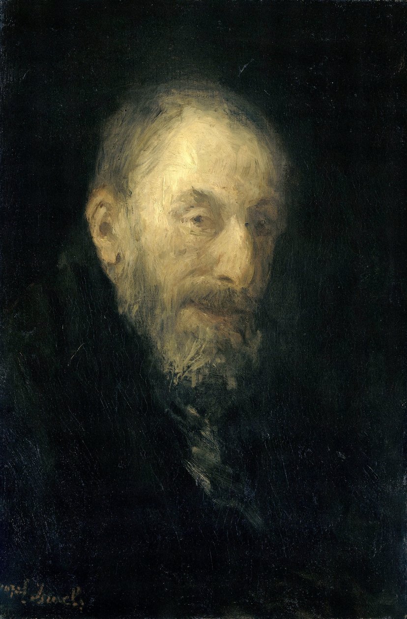 „Stary Izaak” (tytuł oryginalny) autorstwa Jozef Israëls