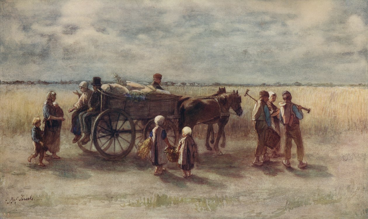 Zbiór ziemniaków, 1844, c1915 autorstwa Jozef Israëls