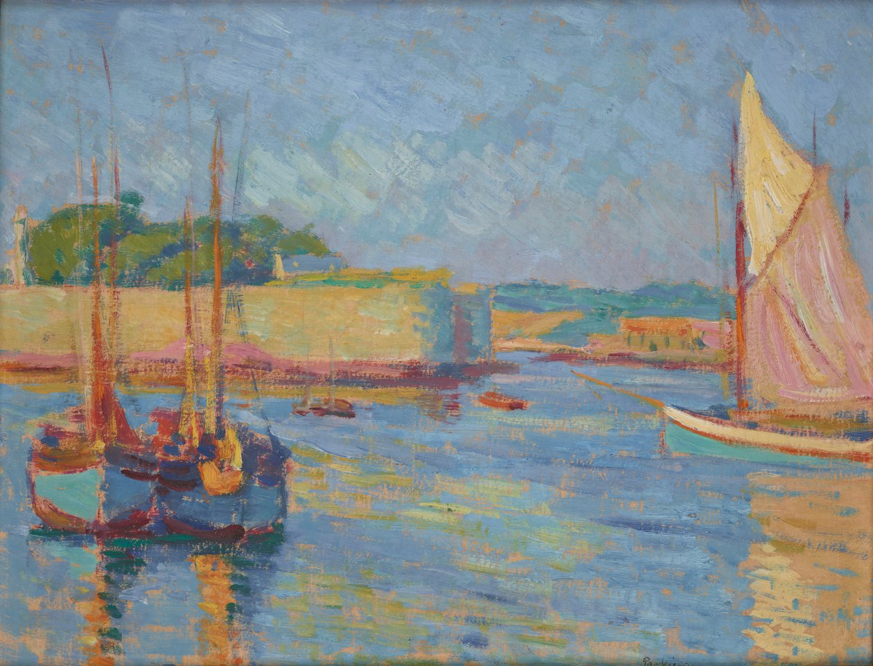 Port w Concarneau autorstwa Jozef Pankiewicz