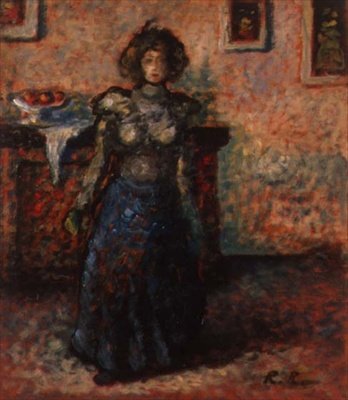 Scena intymna, ok.1895 (panel) autorstwa József Rippl Rónai