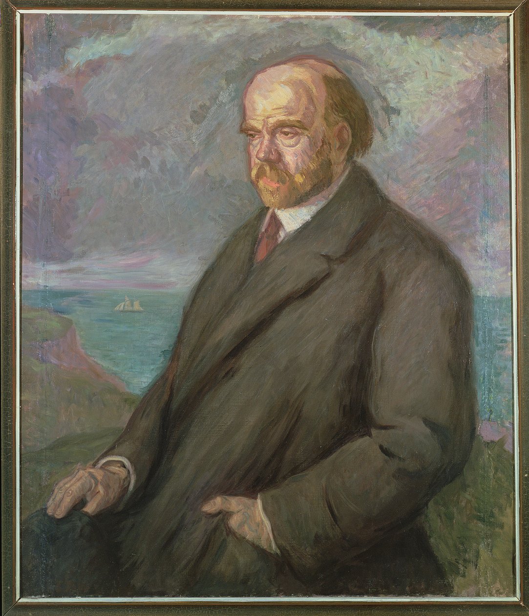 Portret Pio Baroji (1872-1956) autorstwa Juan de Echevarría