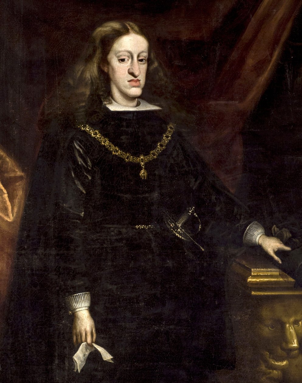 Król Hiszpanii Karol II (1661-1700) autorstwa Juan Carreño de Miranda