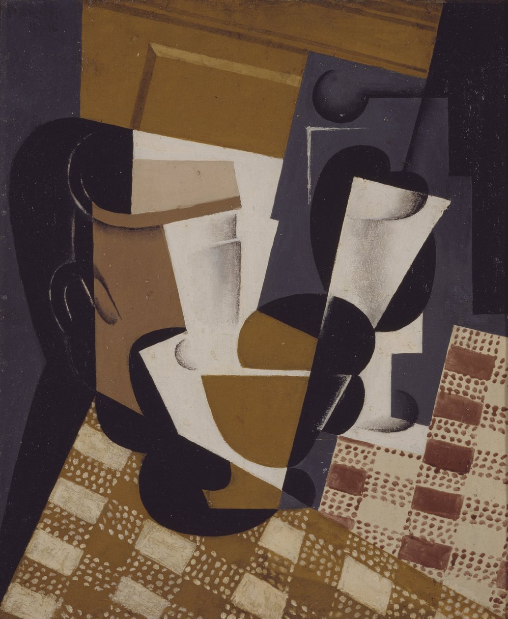 Dzban i szkło autorstwa Juan Gris