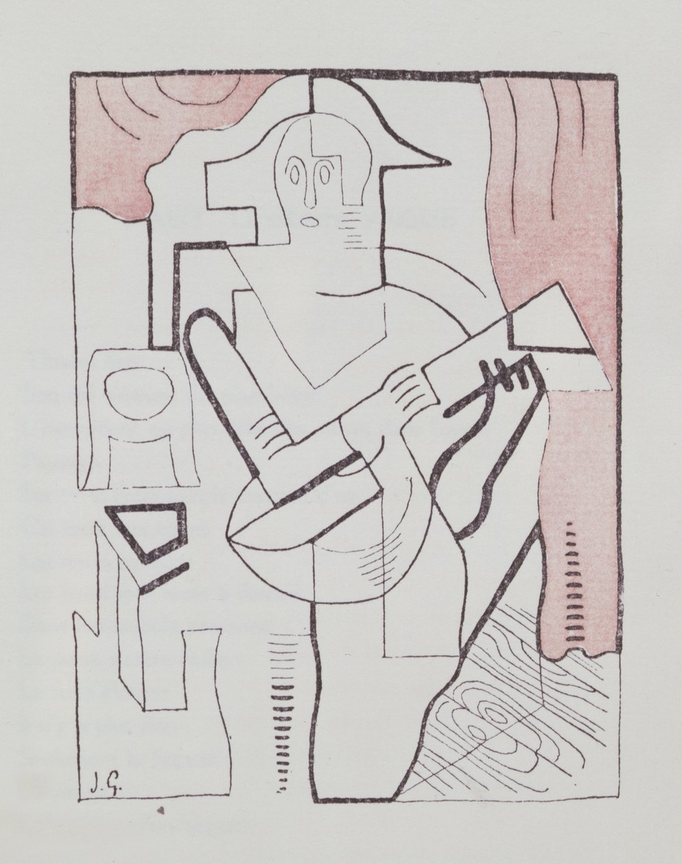 Ilustracja do "La Guitare Endormie" Pierre