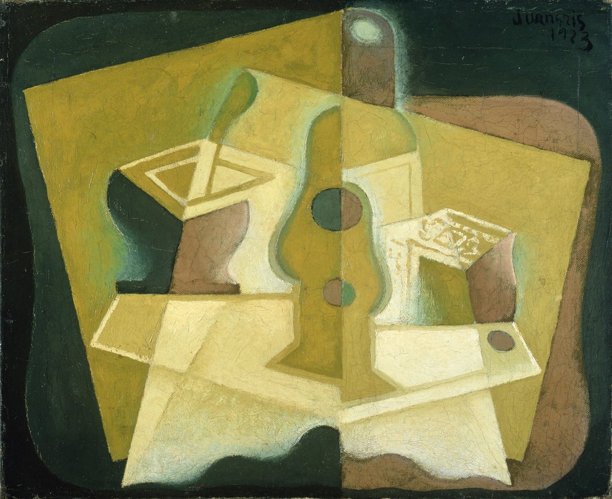 Paczka tytoniu, ok. 1923 r. autorstwa Juan Gris
