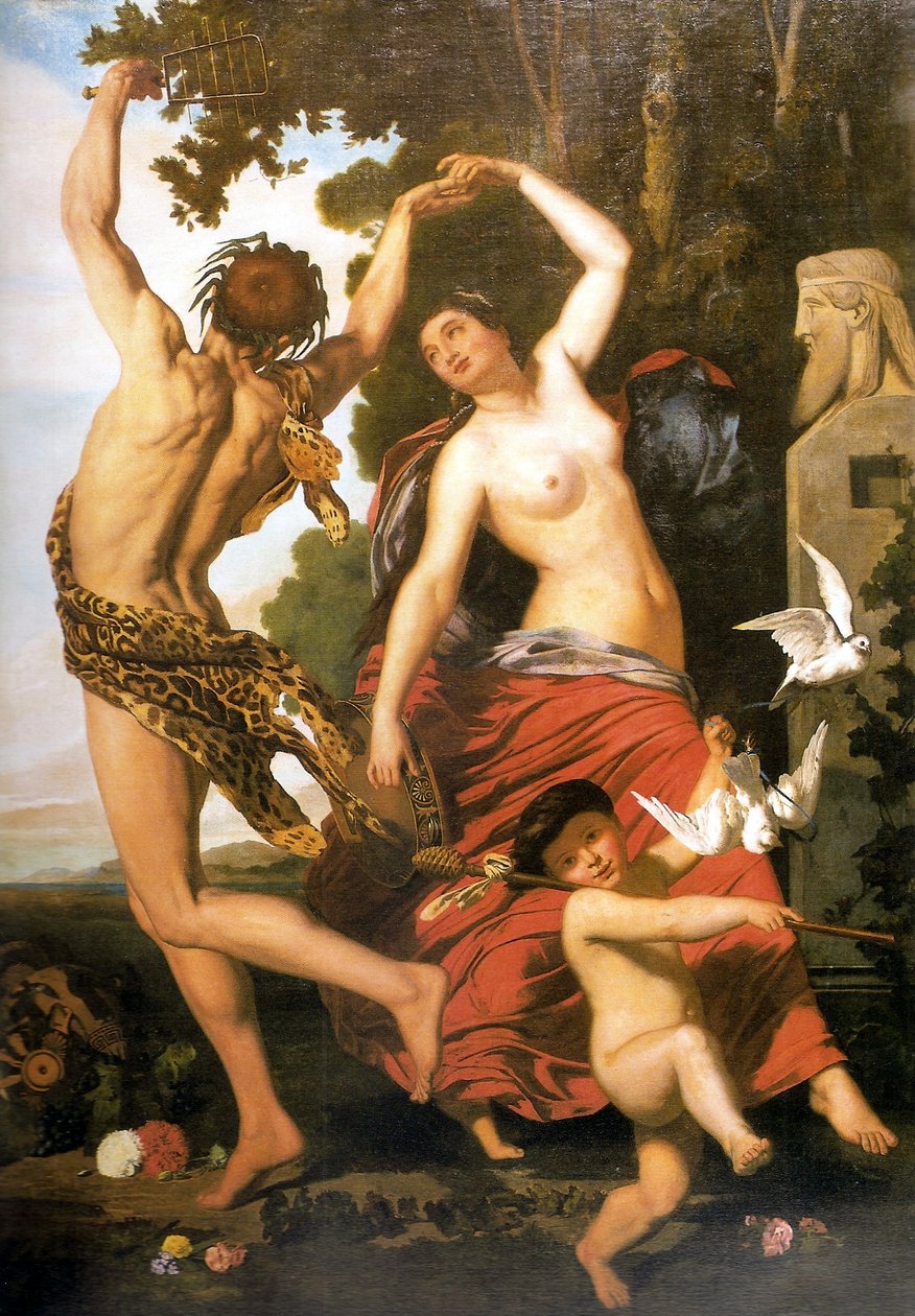 Faun i Bachantka autorstwa Juan Leon Palliere