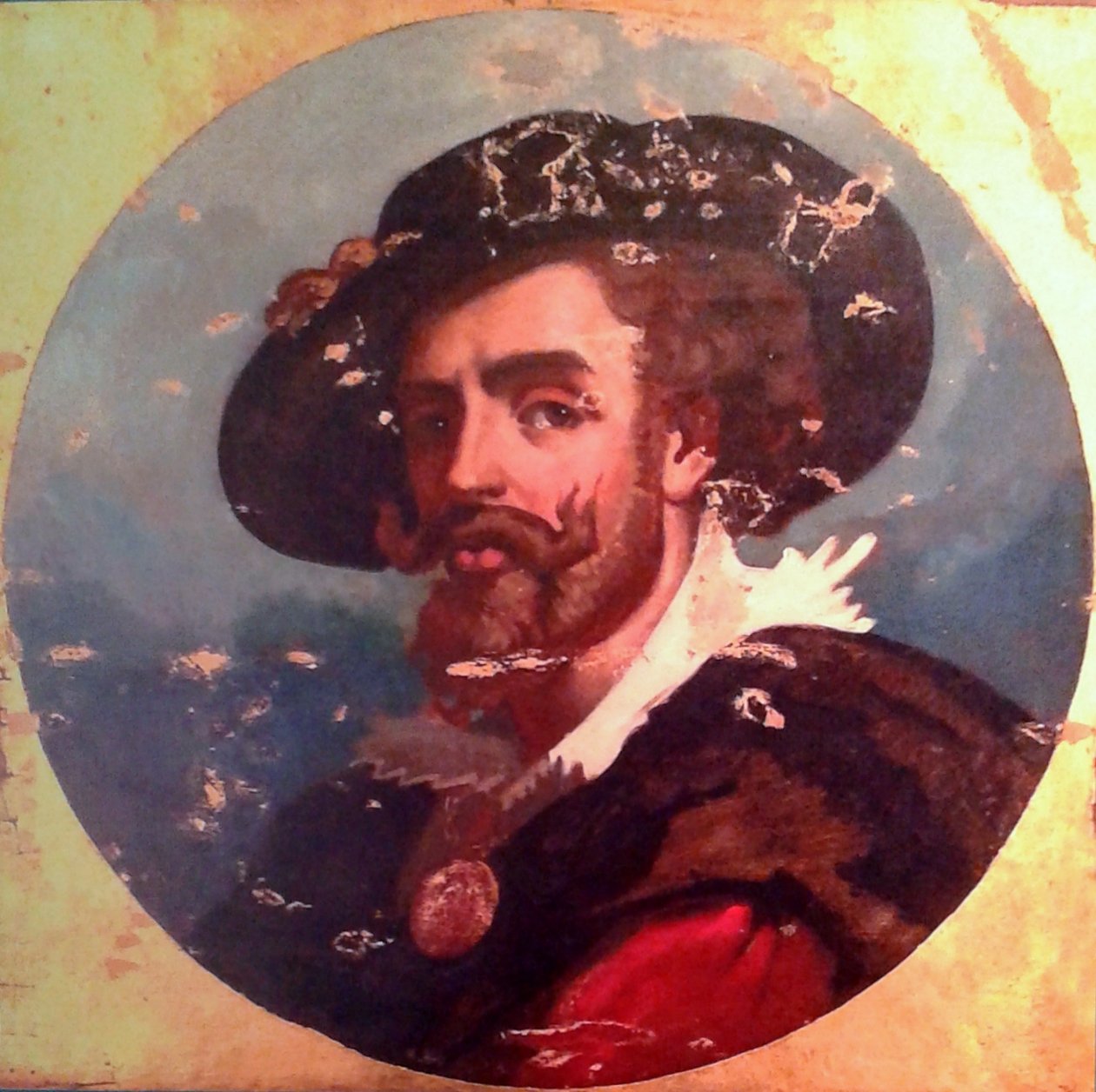 Portret flamandzkiego malarza Petera Paula Rubensa autorstwa Juan Leon Palliere