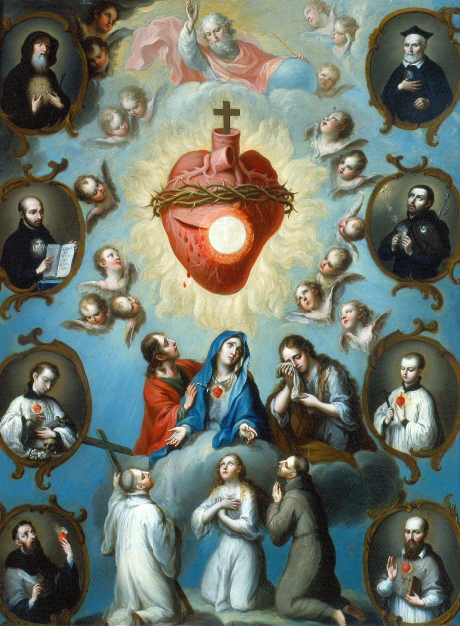 Serce Jezusa autorstwa Juan Patricio Morlete Ruiz