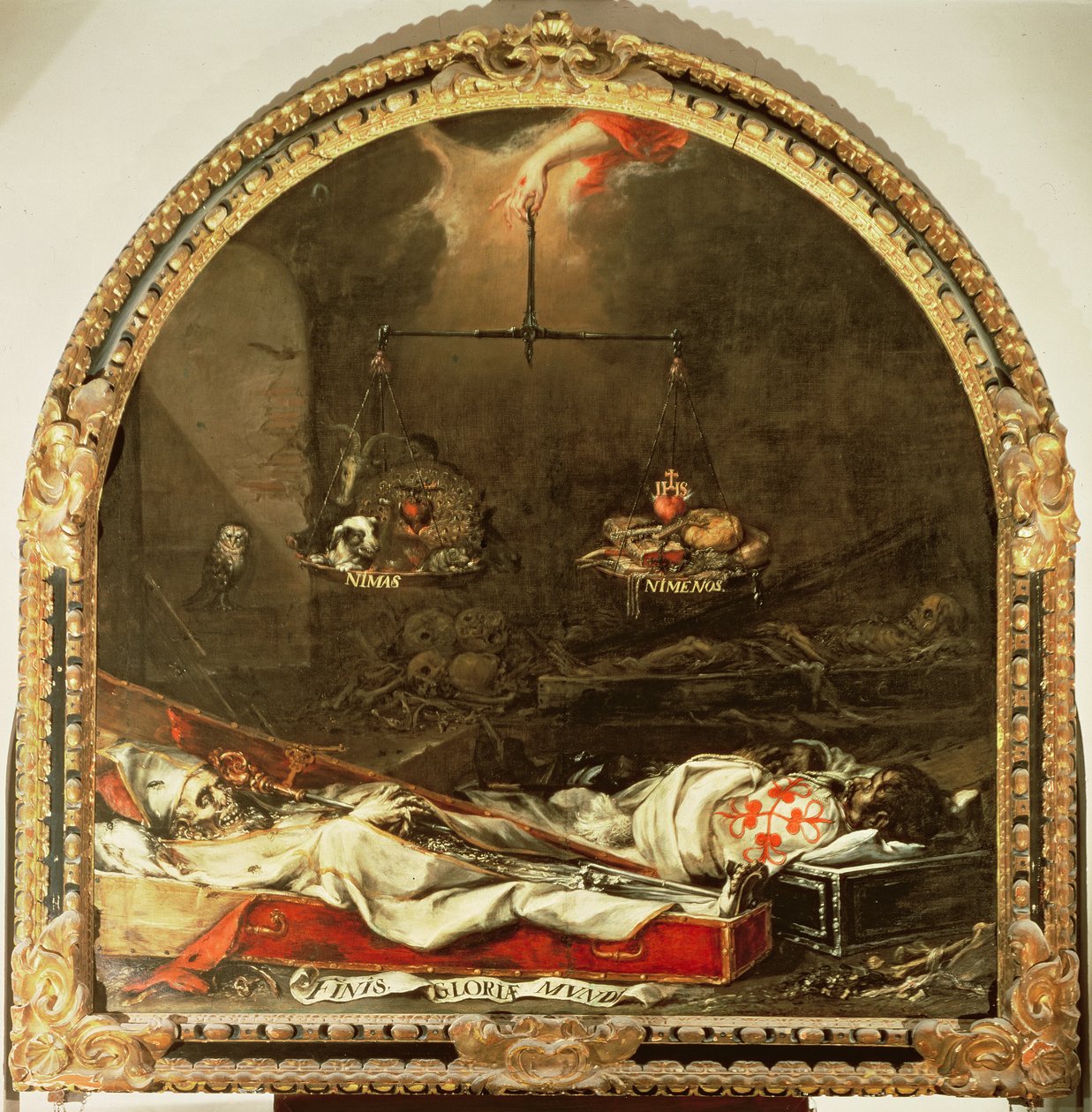 Koniec chwały świata autorstwa Juan de Valdes Leal
