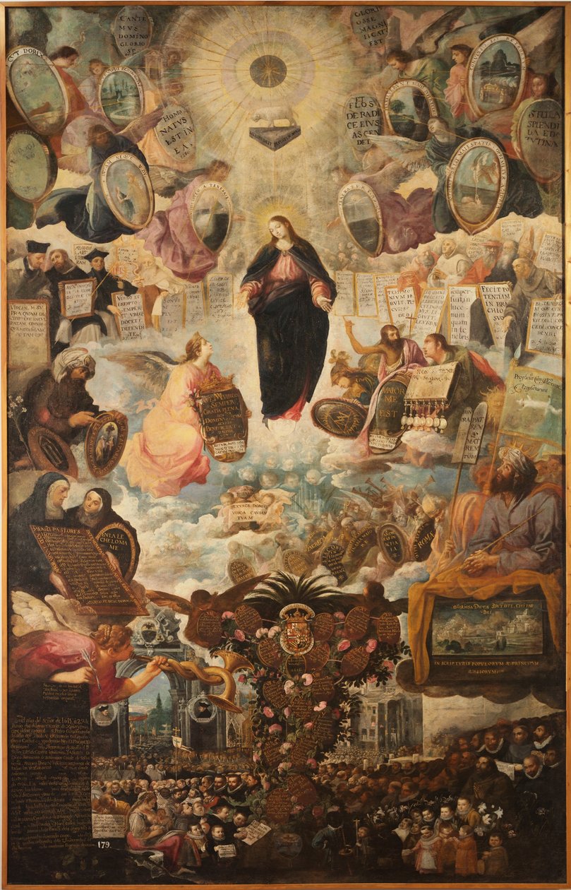 Alegoria Niepokalanej Dziewicy autorstwa Juan de las Roelas  