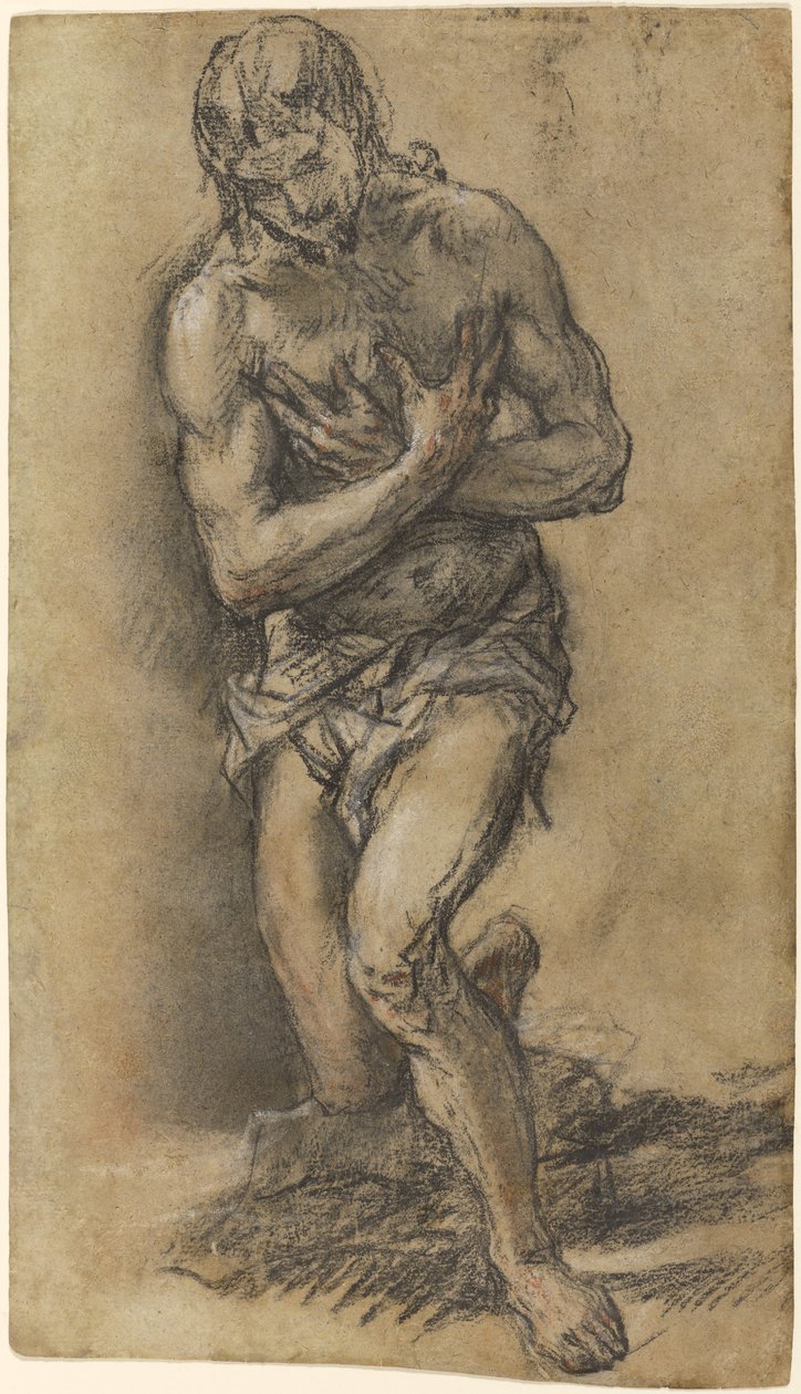 Chrystus ochrzczony autorstwa Juan Carreño de Miranda