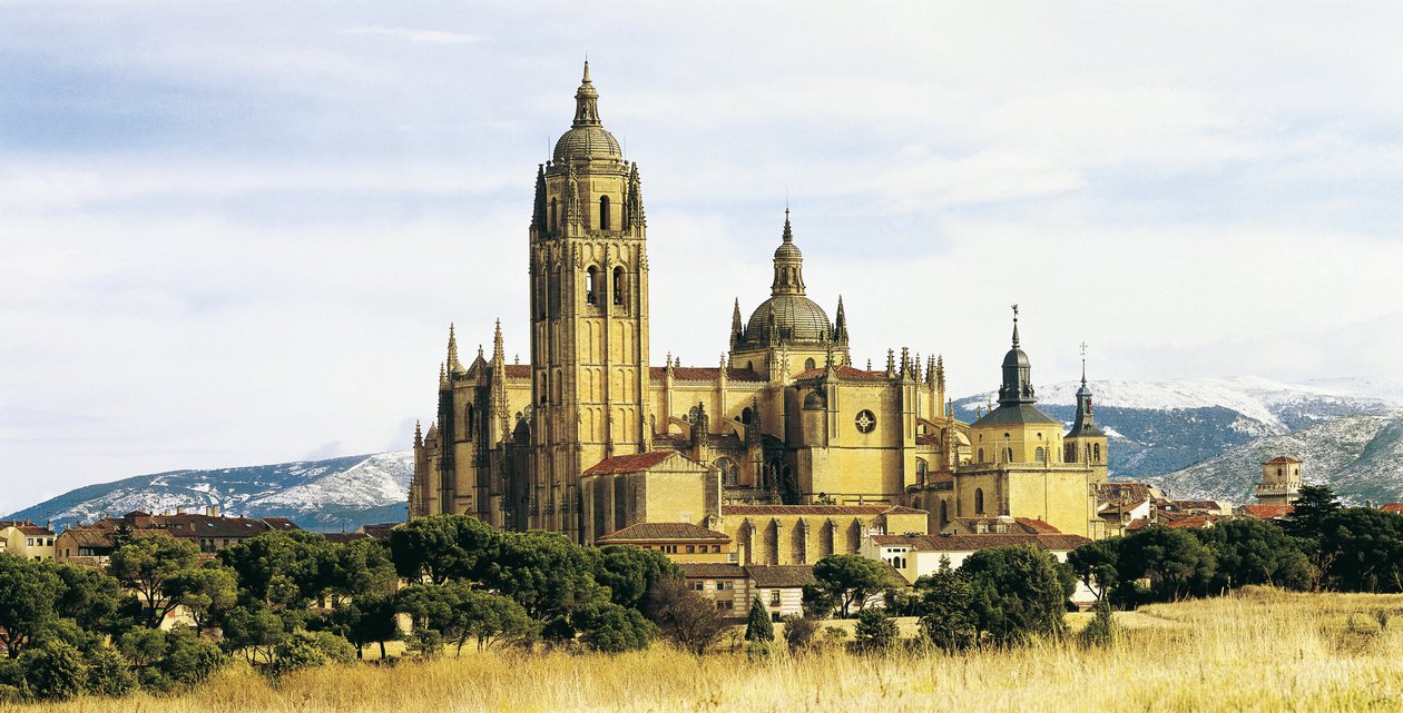 Segóvia Catedral de St. Marypolish autorstwa Juan Gil de Hontanon
