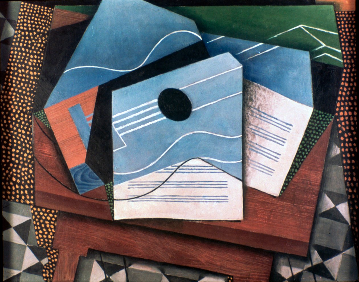 Gitara na stole, 1915. autorstwa Juan Gris