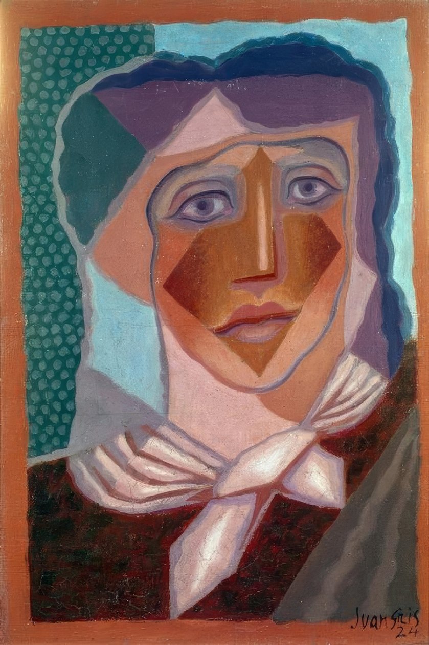 Juan Gris, Kobieta z chustką, 1924 autorstwa Juan Gris
