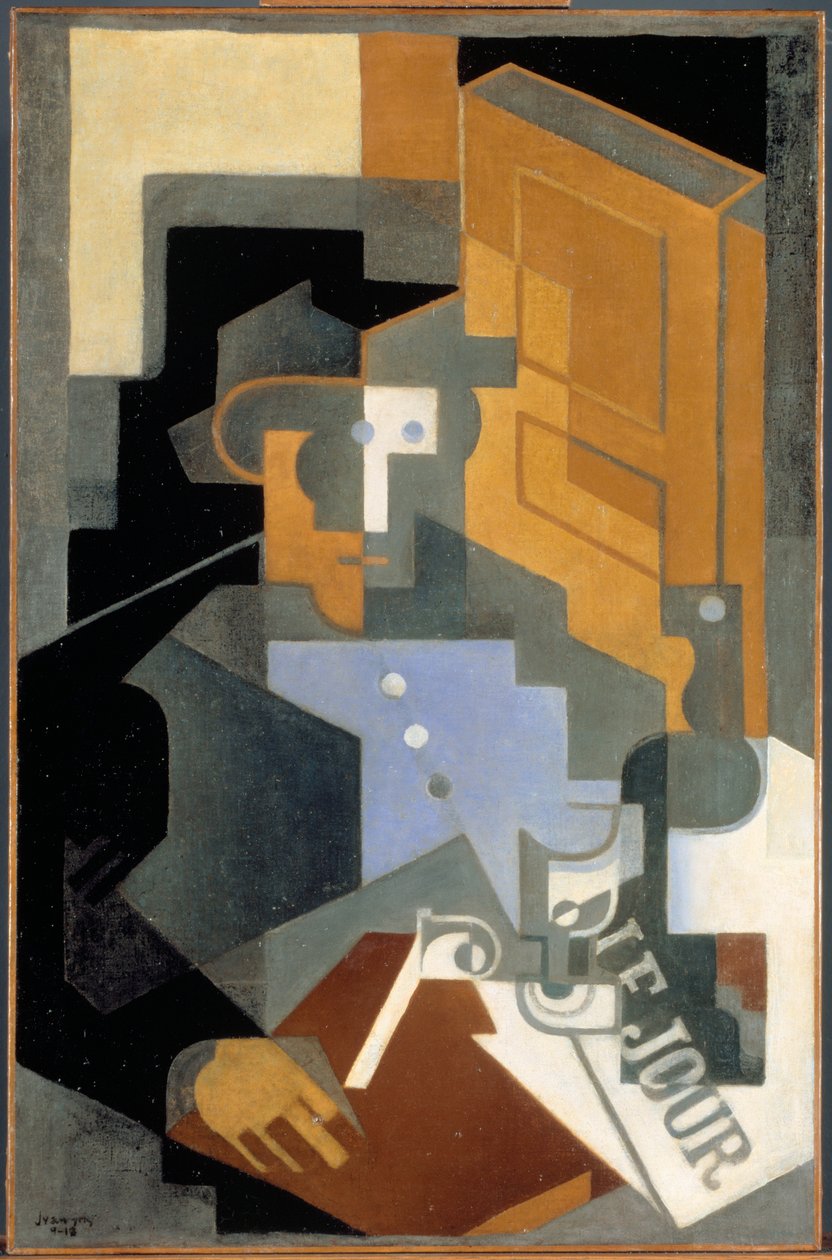 Mężczyzna z Turenii, 1918. autorstwa Juan Gris