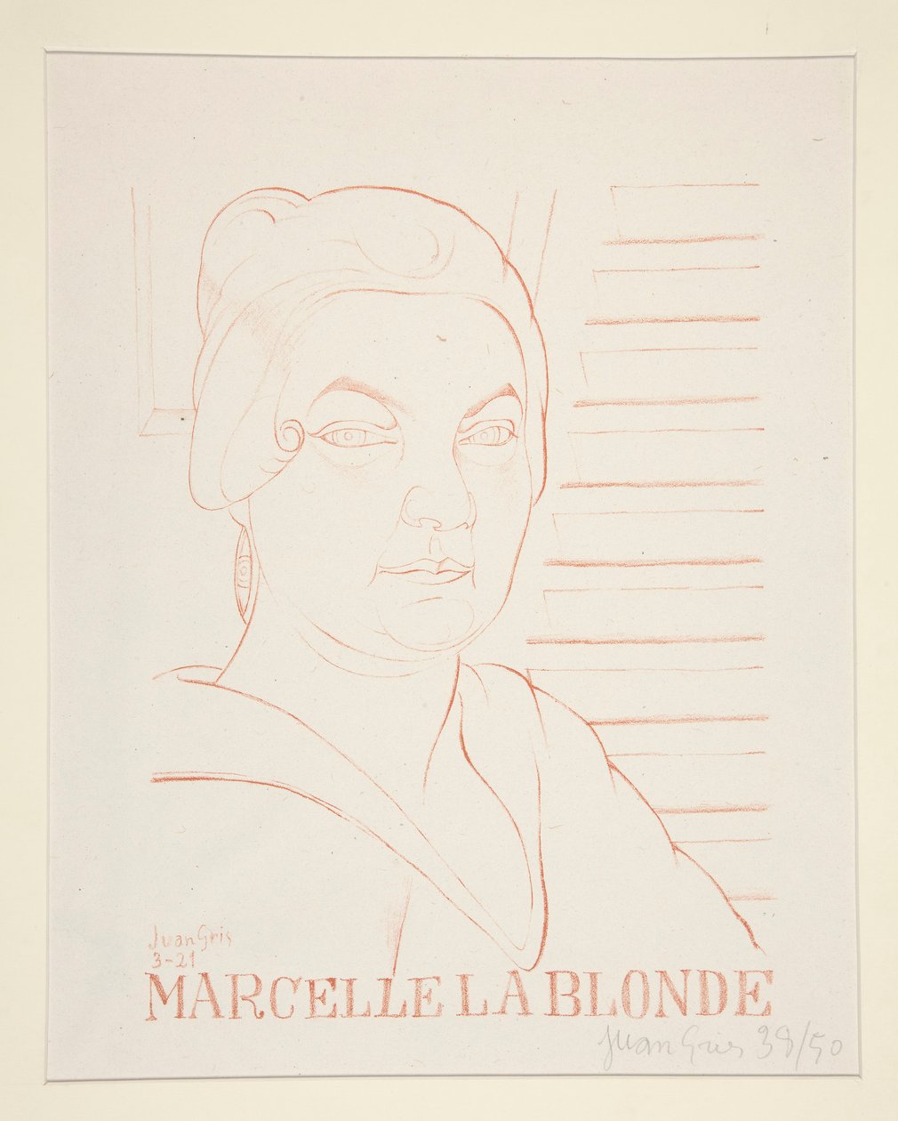 Marcelle La Blond autorstwa Juan Gris