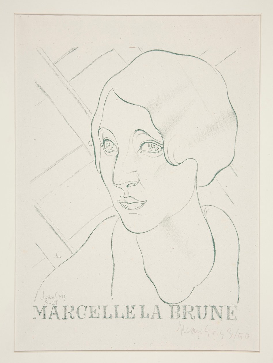 Marcelle Brązowy autorstwa Juan Gris