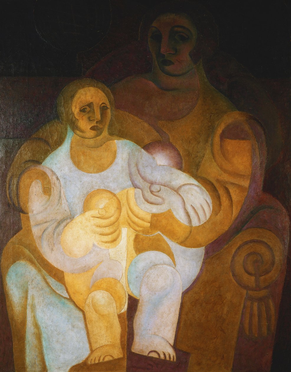 Matka i dziecko; Matka i Dziecko, 1922 autorstwa Juan Gris