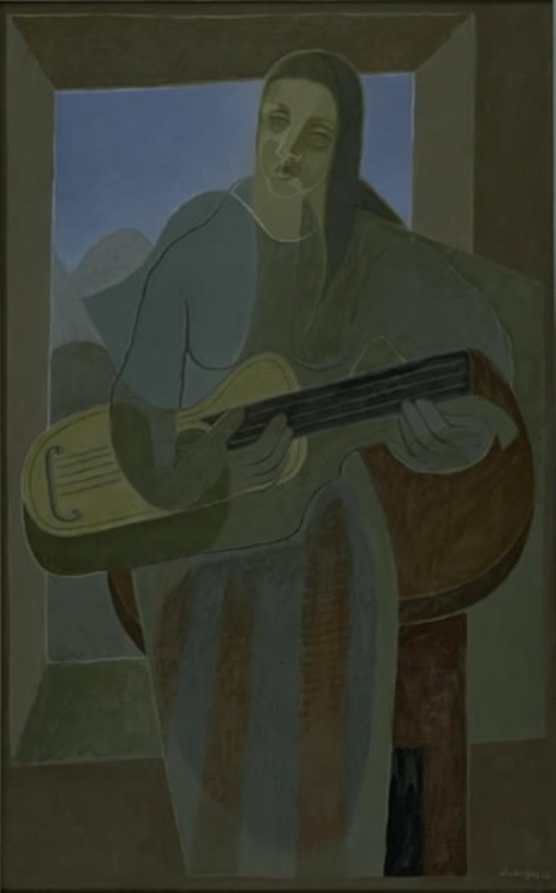 Gitarzysta autorstwa Juan Gris