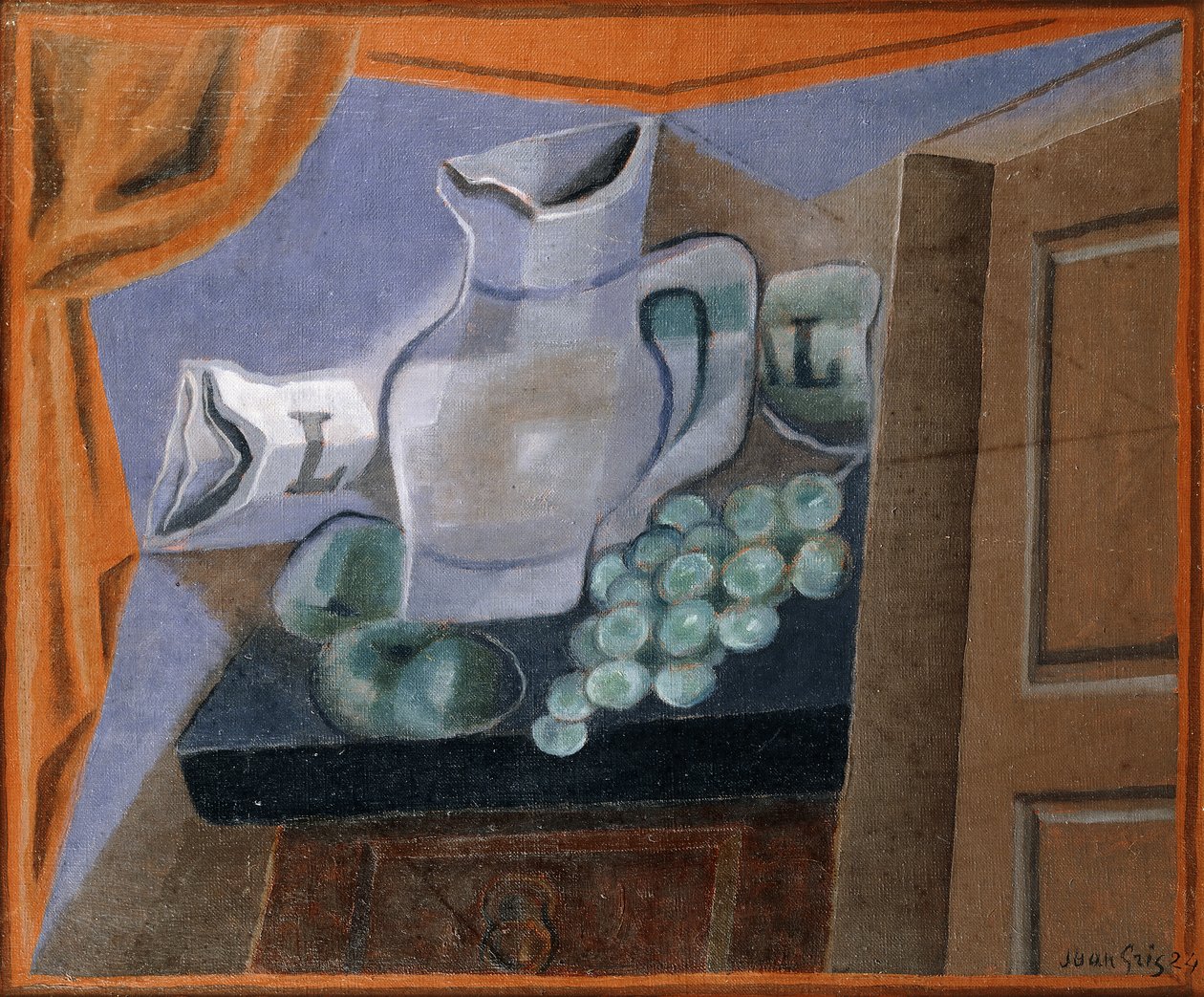 Słoik; La Jarre, 1924 autorstwa Juan Gris