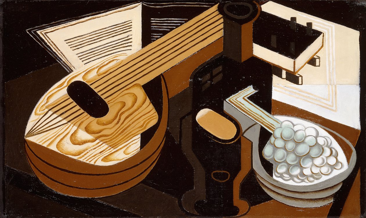 Mandolina; La Mandolina, 1921 autorstwa Juan Gris