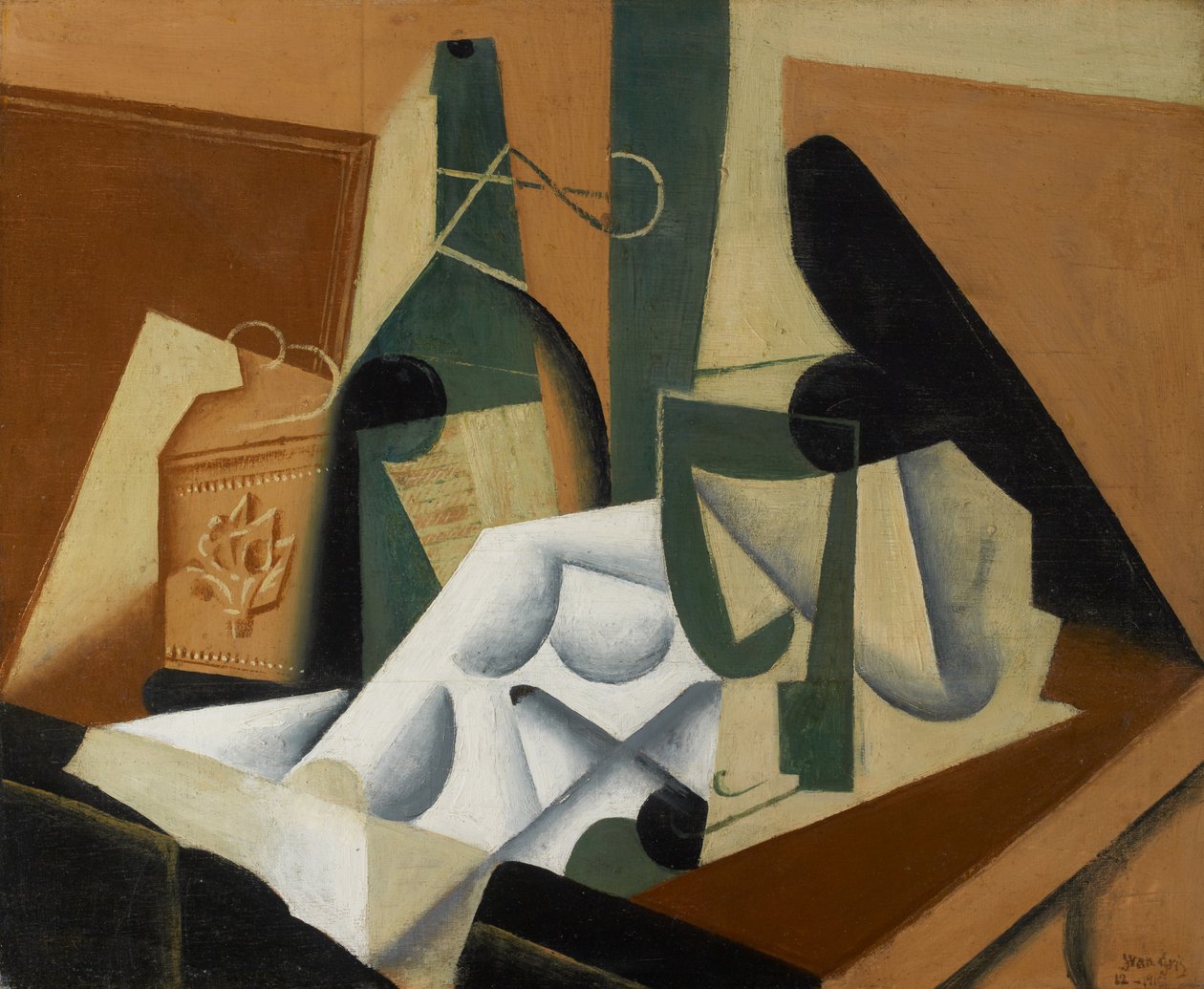 Biały Obrus, 1912-16 autorstwa Juan Gris
