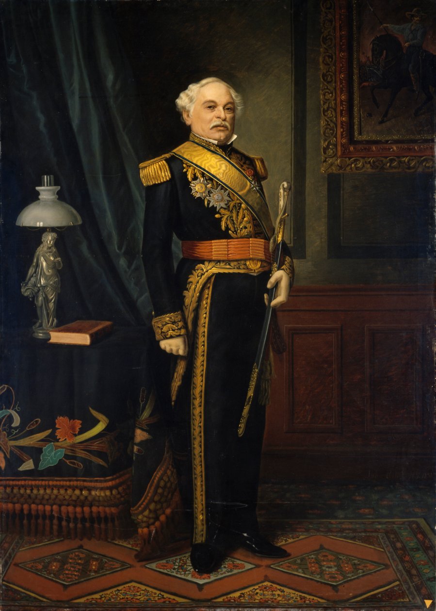 Generał Jose Antonio Paez, 1890. autorstwa Juan Jorge Peoli